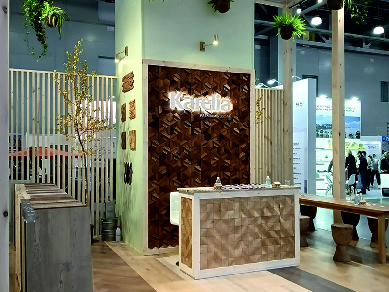 Паркетная доска Karelia на выставке Pir Expo 2023